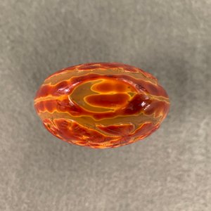 A Chinese carved realgar glass snuff bottle, Imperial Glassworks, Beijing, 1730-1840 — photo 7