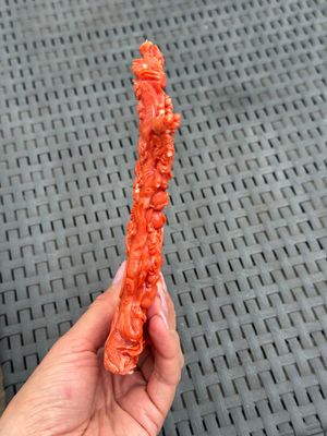 A Chinese carved red coral 'Goddess and Boy' group, 19/20th C. — 照片 2