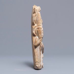 A Chinese carved soapstone relief of Zhenwu, 18/19th C. — 照片 9