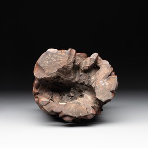 A Chinese carved wooden 'Fu Lu Shou' group, 19/20th C. — photo 7