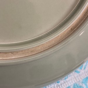 A Chinese celadon-glazed 'chrysanthemum' charger, Jingdezhen, dated 1954 — photo 6