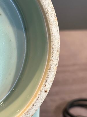 A Chinese celadon-glazed 'trigrams' 'cong' vase, Guangxu mark and of the period — photo 8