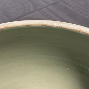 A Chinese celadon-glazed tripod censer with incised underglaze design, Kangxi — photo 15