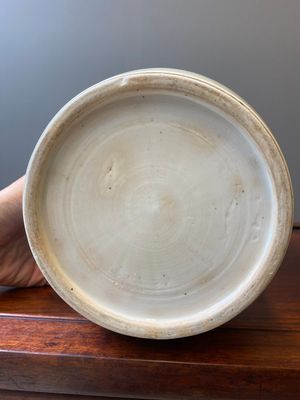 A Chinese celadon-ground blue, white and copper-red rouleau vase, Kangxi — 照片 11