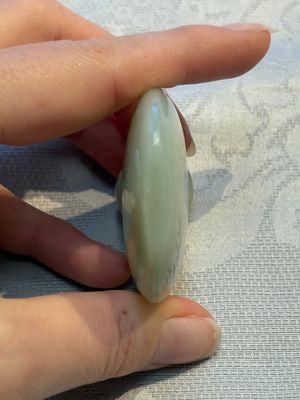 A Chinese celadon jade snuff bottle, a plaque and a ritual stick, Han and later — photo 21