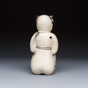 A Chinese Cizhou figure of a seated boy — 照片 4