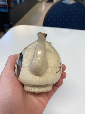 A Chinese Cizhou peach-shaped 'Lian Zhong San Yuan 連仲三元' ewer, Yuan/Ming — photo 4