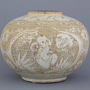 A Chinese cizhou type jar, 19/20th C. — 照片 1