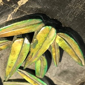 A Chinese cloisonné and jade-embellished carved wood and lacquer panel, 18th C. — photo 23