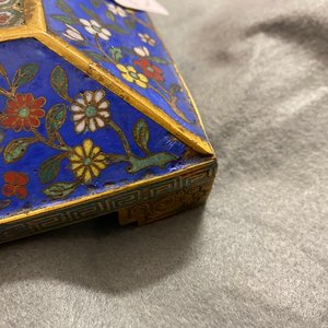 A Chinese cloisonné desk set, 19th C. — 照片 14