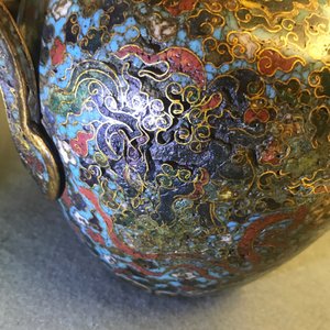 A Chinese cloisonné ewer with Buddhist lions, Ming — 照片 19