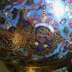 A Chinese cloisonné ewer with Buddhist lions, Ming — 照片 28