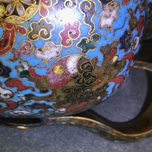 A Chinese cloisonné ewer with Buddhist lions, Ming — 照片 29