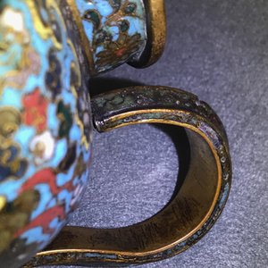 A Chinese cloisonné ewer with Buddhist lions, Ming — 照片 31