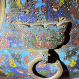 A Chinese cloisonné 'fanghu' vase, Wanli — 照片 25