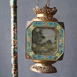 A Chinese cloisonné lantern, Republic — 照片 14