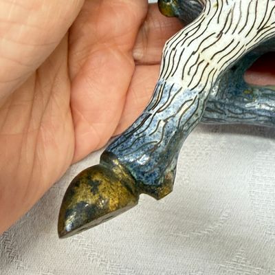A Chinese cloisonné model of a horse — foto 8