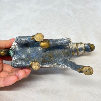 A Chinese cloisonné model of a horse — foto 17
