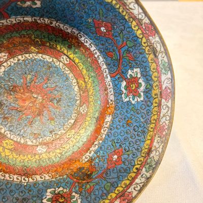 A Chinese cloisonné 'Phoenixes' bowl — photo 8