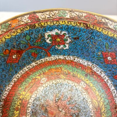 A Chinese cloisonné 'Phoenixes' bowl — photo 10