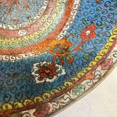 A Chinese cloisonné 'Phoenixes' bowl — photo 11