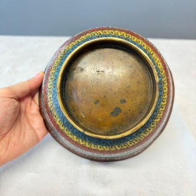 A Chinese cloisonné 'Phoenixes' bowl — photo 12