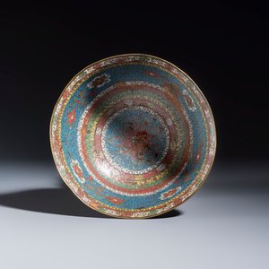 A Chinese cloisonné 'Phoenixes' bowl — photo 6