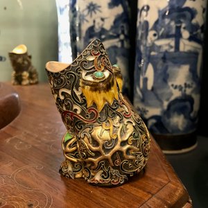 A Chinese cloisonné replica of the seismograph by Zhang Heng, 20th C. — 照片 17