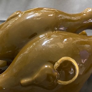A Chinese conjoined four-part brown-glazed vase, Qianlong mark, 19/20th C. — photo 10