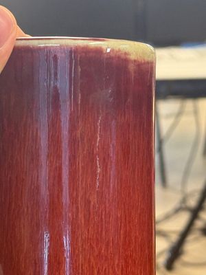 A Chinese copper-red-glazed bottle vase, 19th C. — photo 6