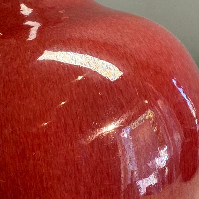 A Chinese copper-red-glazed bottle vase — photo 7