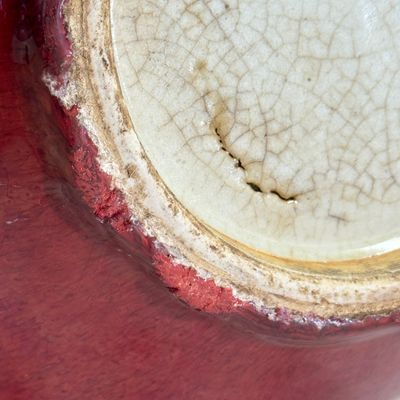 A Chinese copper-red-glazed bottle vase — photo 10