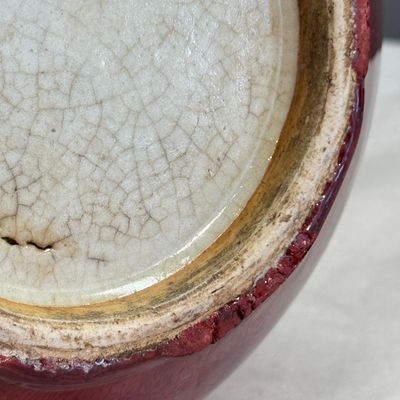 A Chinese copper-red-glazed bottle vase — photo 13