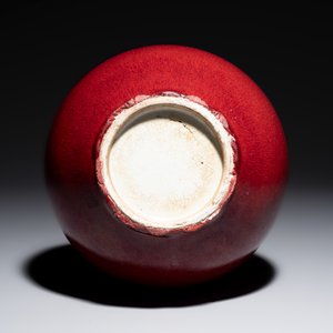 A Chinese copper-red-glazed bottle vase — photo 6