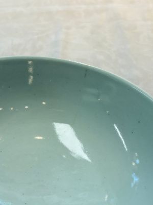 A Chinese copper-red-glazed bowl and brush washer, Xuande mark, 18/19th C. — photo 6