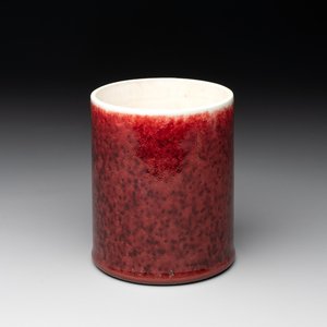 A Chinese copper-red-glazed brush pot, 'bitong', 18th C. — photo 1
