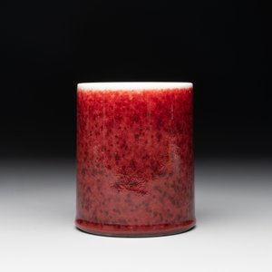 A Chinese copper-red-glazed brush pot, 'bitong', 18th C. — photo 3