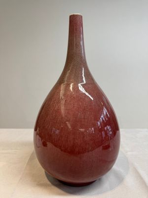 A Chinese copper-red-glazed vase, 18/19th C. — photo 5