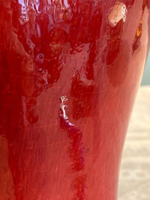 A Chinese copper-red-glazed vase, 18/19th C. — photo 7