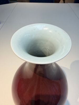 A Chinese copper-red-glazed 'Yuhuchunping' vase, Qianlong mark and of the period — 照片 5