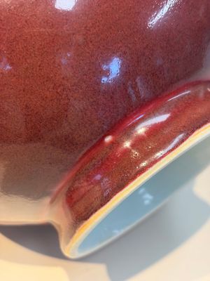 A Chinese copper-red-glazed 'Yuhuchunping' vase, Qianlong mark and of the period — 照片 7