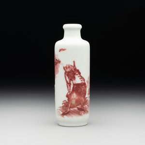 A Chinese copper-red snuff bottle with Li Tieguai, 18/19th C. — photo 1