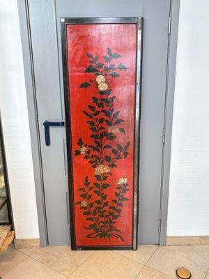 A Chinese Coromandel lacquered four-panel folding screen with mountainous landscapes, 17/18th C. — photo 16