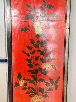 A Chinese Coromandel lacquered four-panel folding screen with mountainous landscapes, 17/18th C. — photo 18