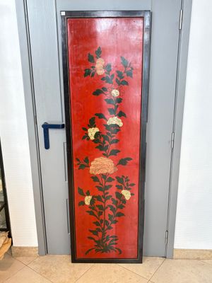 A Chinese Coromandel lacquered four-panel folding screen with mountainous landscapes, 17/18th C. — photo 26