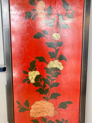 A Chinese Coromandel lacquered four-panel folding screen with mountainous landscapes, 17/18th C. — photo 28