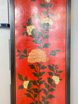 A Chinese Coromandel lacquered four-panel folding screen with mountainous landscapes, 17/18th C. — photo 29