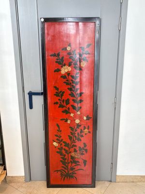 A Chinese Coromandel lacquered four-panel folding screen with mountainous landscapes, 17/18th C. — photo 36