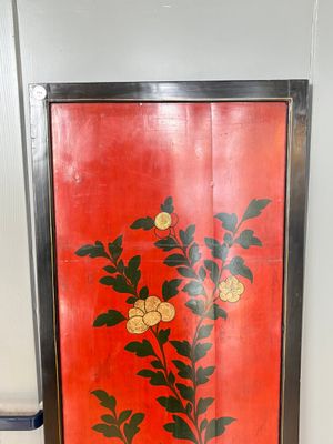 A Chinese Coromandel lacquered four-panel folding screen with mountainous landscapes, 17/18th C. — photo 37