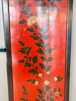 A Chinese Coromandel lacquered four-panel folding screen with mountainous landscapes, 17/18th C. — photo 38